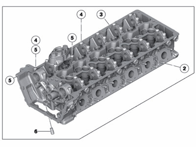 2011 BMW 760Li Cylinder Head - 11127587583