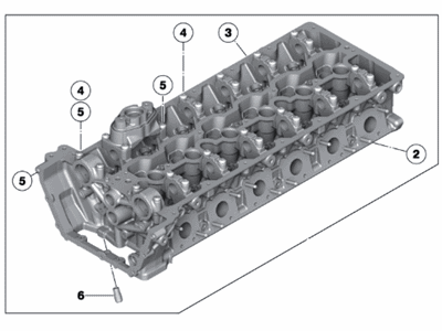 2015 BMW 760Li Cylinder Head - 11122459291