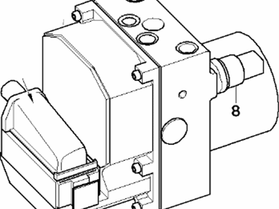 2003 BMW 745i ABS Pump And Motor Assembly - 34516855553