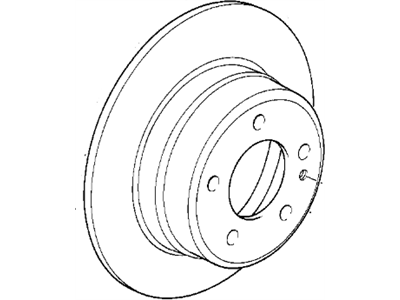 1997 BMW 318i Brake Disc - 34216864051