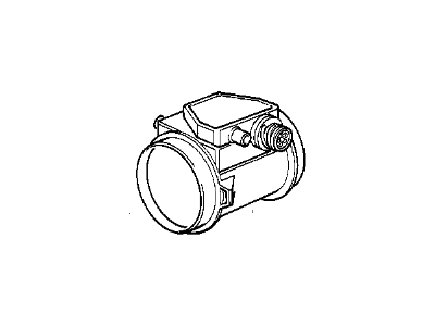 1994 BMW 325is Mass Air Flow Sensor - 13621747155