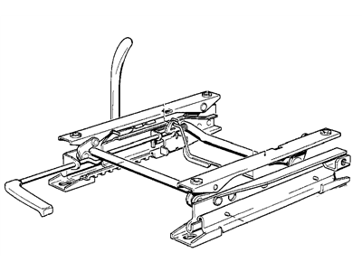 BMW 52101873554 Vertical Seat Adjuster Right
