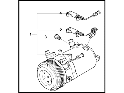 BMW 325i A/C Compressor - 64526911340