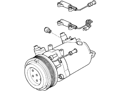 BMW 325i A/C Compressor - 64526936883