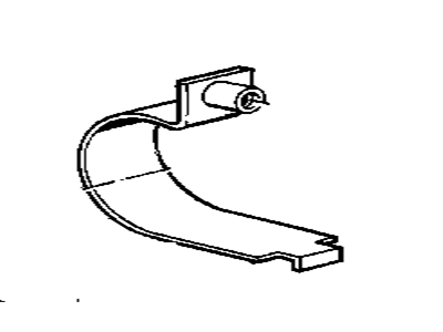 BMW 16121179377 Braket Fuel Pump 16121179377 BMW Braket Fuel Pump Illustration 1 of 1
