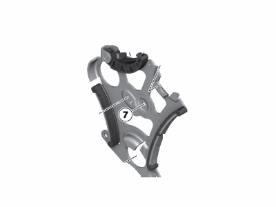BMW 535i GT Timing Chain Guide - 11417618941