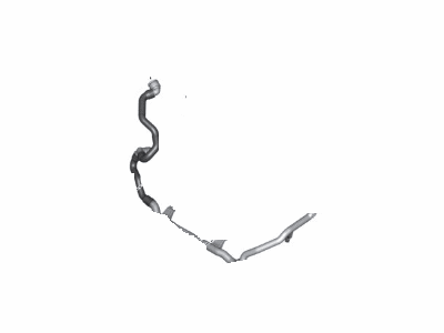 BMW 17127544557 Heater Return-Thermostat Line