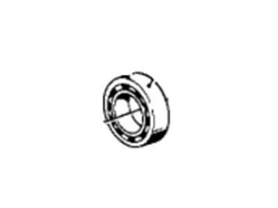 BMW 26121209590 Grooved Ball Bearing