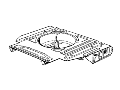 BMW 41121939421 Trunk Floor