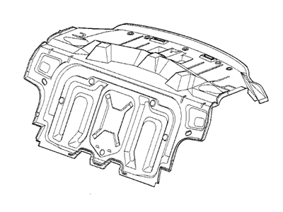 BMW 41138151007 Partition Trunk