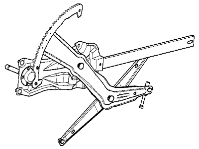 1997 BMW Z3 Window Regulator - 51328397704