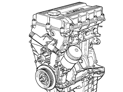 BMW 11009070614 Set Mounting Parts Short Engine