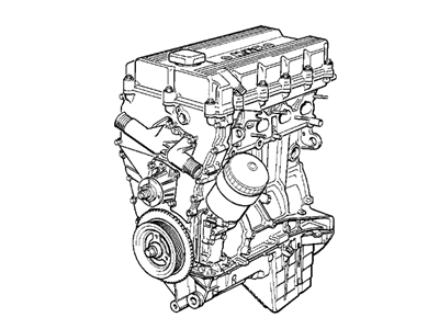 BMW 11009070733 Exchange Short Engine