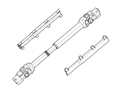 2008 BMW Z4 M Intermediate Shaft - 32307836809