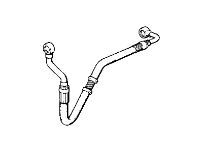 1988 BMW 528e Power Steering Hose - 32411128039