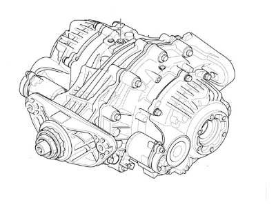 2011 BMW X5 M Differential - 33107597990