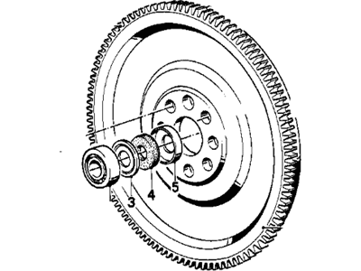 1988 BMW 528e Flywheel - 11221273153