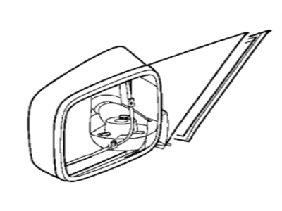 BMW 51168184902 Electric.Exterior Heatable Mirror Right