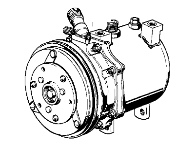 BMW 325ix A/C Compressor - 64528385713