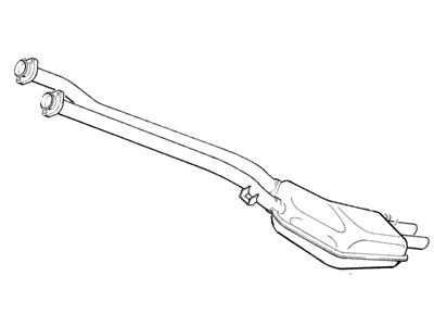 1996 BMW 328is Exhaust Pipe - 18101740349