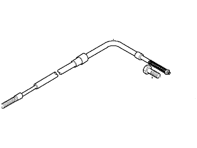 BMW 34411165699 Hand Brake Bowden Cable