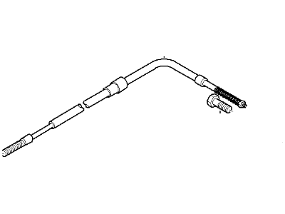 2004 BMW X5 Parking Brake Cable - 34411165699