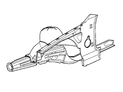 BMW 41148202835 Front Left Wheelhouse