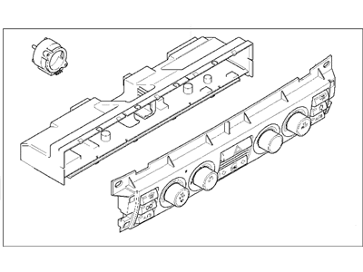 BMW 760i A/C Switch - 64116981404