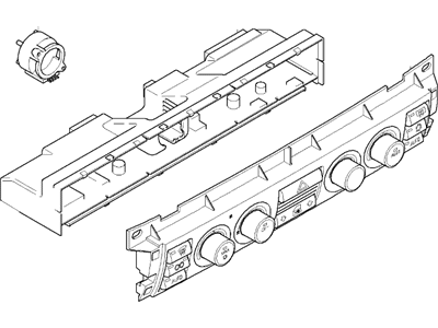 BMW 745i A/C Switch - 64116953186