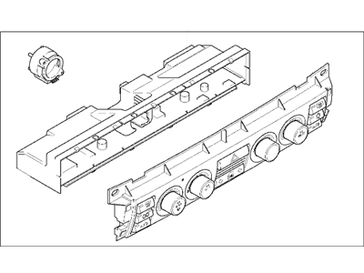 2004 BMW 745i Blower Control Switches - 64116942979