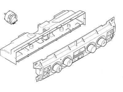 2004 BMW 745i Blower Control Switches - 64116921678