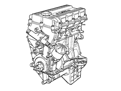 BMW 11009066488 Set Mounting Parts Short Engine