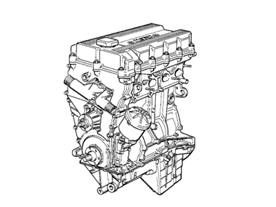 BMW 11009066492 Exchange Short Engine