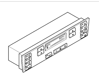 BMW A/C Switch - 64116926882