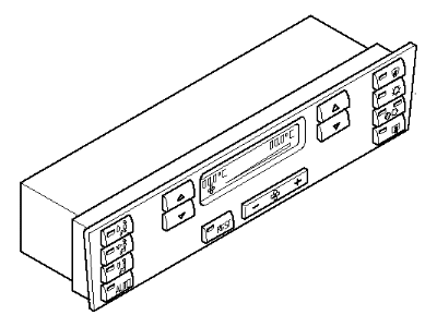 BMW 64116926883 Automatic Air Conditioning Control