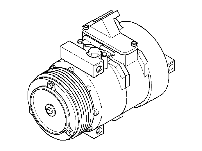 1999 BMW 528i A/C Compressor - 64526914370