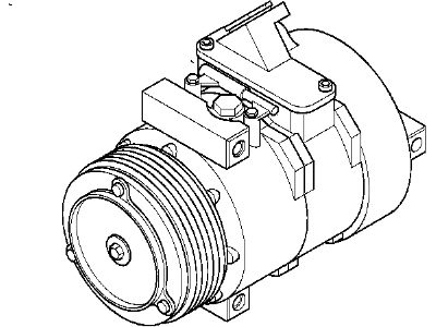 2000 BMW X5 A/C Compressor - 64526921651