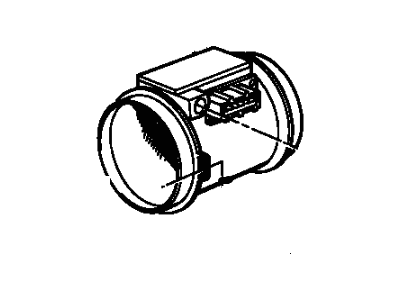 BMW Mass Air Flow Sensor - 13621311950