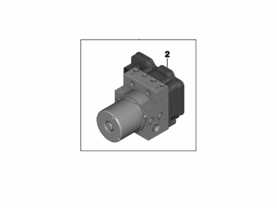 BMW X5 ABS Pump And Motor Assembly - 34516879439