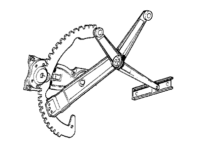 1991 BMW 318is Window Regulator - 51321932393