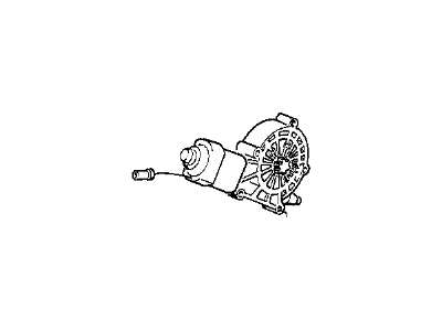 1989 BMW 325i Window Motor - 51331380853