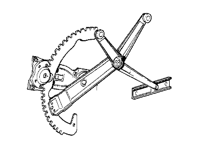 1991 BMW 318is Window Regulator - 51321932394