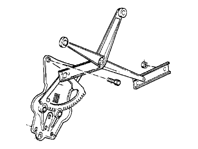 1986 BMW 325e Window Regulator - 51321965078