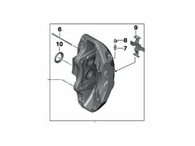 BMW M760i xDrive Brake Caliper - 34106883410