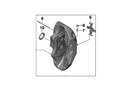 2018 BMW Alpina B7 Brake Caliper - 34117992031