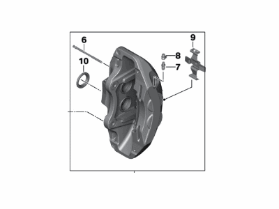 BMW 750i Brake Caliper - 34116872577