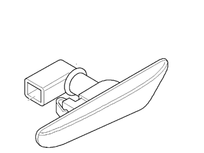 BMW 63137253325 Additional Turn Indicator Lamp