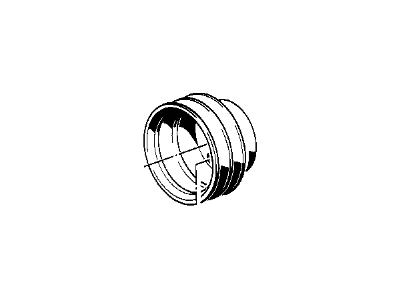 BMW 735i Crankshaft Pulley - 11231706725