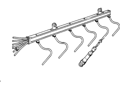 1991 BMW 850i Spark Plug Wires - 12121733006