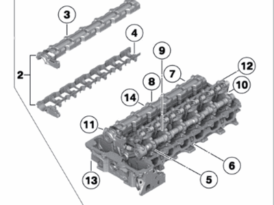 BMW 11127591619 Valve Gear Cylinder Head